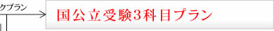 国立受験3科目プラン